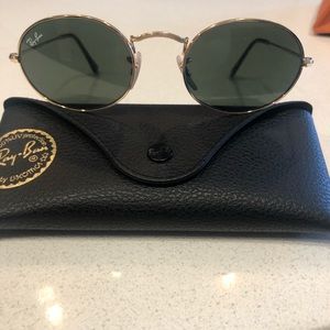 Ray ban oval flat lenses